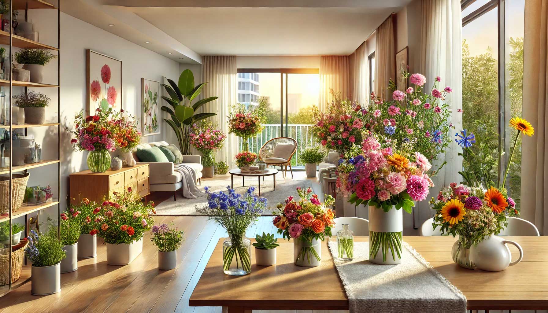 Use Flowers To Add Color To Your Home